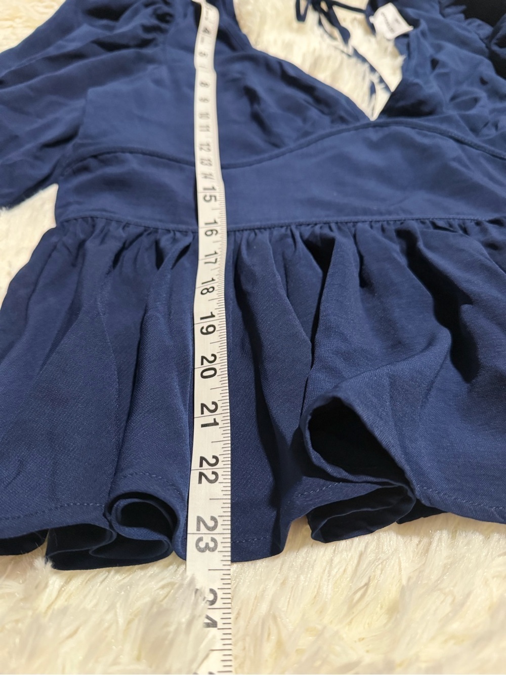 Painted Threads Deep Blue Blouse New with Tags - Picture 9 of 11